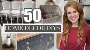 50 DIY HOME DECOR THRIFT FLIPS • AFFORDABLE DECORATING IDEAS