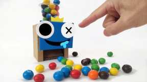 Rainbow Friends BLUE but Candy Dispenser at Home DIY 🤩 Cardboard & Paper Craft Ideas