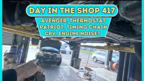 Avenger Coolant housing, Patriot Timing chain, Honda CRV Engine? DAY in the SHOP 417 #auto #repair