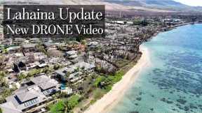 LAHAINA FIRE Recovery Update - New DRONE Video of Entire BURN-ZONE Shot December 4th 2023