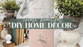 Transforming your thrift store find into high end decor for your home • IOD Spring Collection • DIY