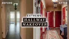 EXTREME HALLWAY MAKEOVER *From Basic to BOLD* Historic 1929 Spanish!