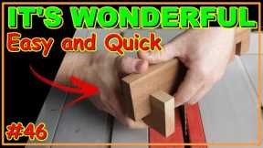 IT'S WONDERFUL, EASY, AND QUICK TO MAKE - STEP BY STEP WOODWORKING PROJECT (VIDEO #46) #woodworking