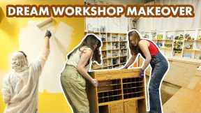 Our DREAM Workshop Makeover (let's hide our mess)