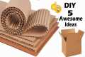 DIY - 4 Awesome Cardboard Craft Ideas 