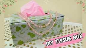 DIY | Origami Tissue Box | Easy Origami | Cardboard Crafts | Best out of waste | Reuse Ideas