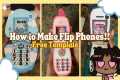 ⭐️How To Make A Cardboard Flip Phone