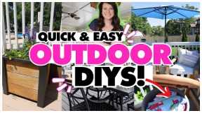 WOW! Upgrade Your Outdoor Patio + Deck with these Budget DIY Decor Ideas!
