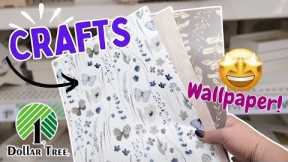 Beginner Friendly Crafts and Hacks Using Dollar Tree Wallpaper! FUN New DIY Ideas for Your Home!