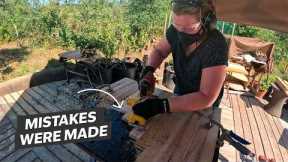 Building a Bathroom Vanity and Table Top from SCRAP Wood - DIY Reclaimed Wood Project