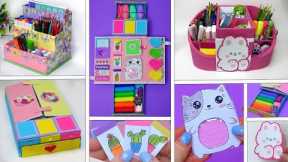 DIY - Awesome Cardboard Craft Ideas // How to make cute stationery with paper