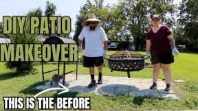 DIY PATIO MAKEOVER USING PAVERS OUTDOOR HOME PROJECTS