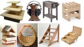 Awesome Woodworking Projects For Absolute Beginners/ Wood decorative ideas/Scrap wood furniture