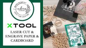 xTool M1 - Laser Cut AND Engrave Paper & Cardboard 8 Craft Fair and Holiday projects