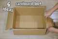 ✔ 4 Cardboard Box Night Stand Bedside 