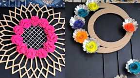 Amazing Home Decoration craft ideas | Waste cardboard and paper using wall decor | DIY Room decor